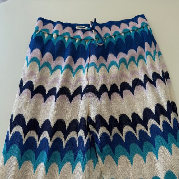 Alexis Blue and White Wide Leg Pants - Picture 9 of 11